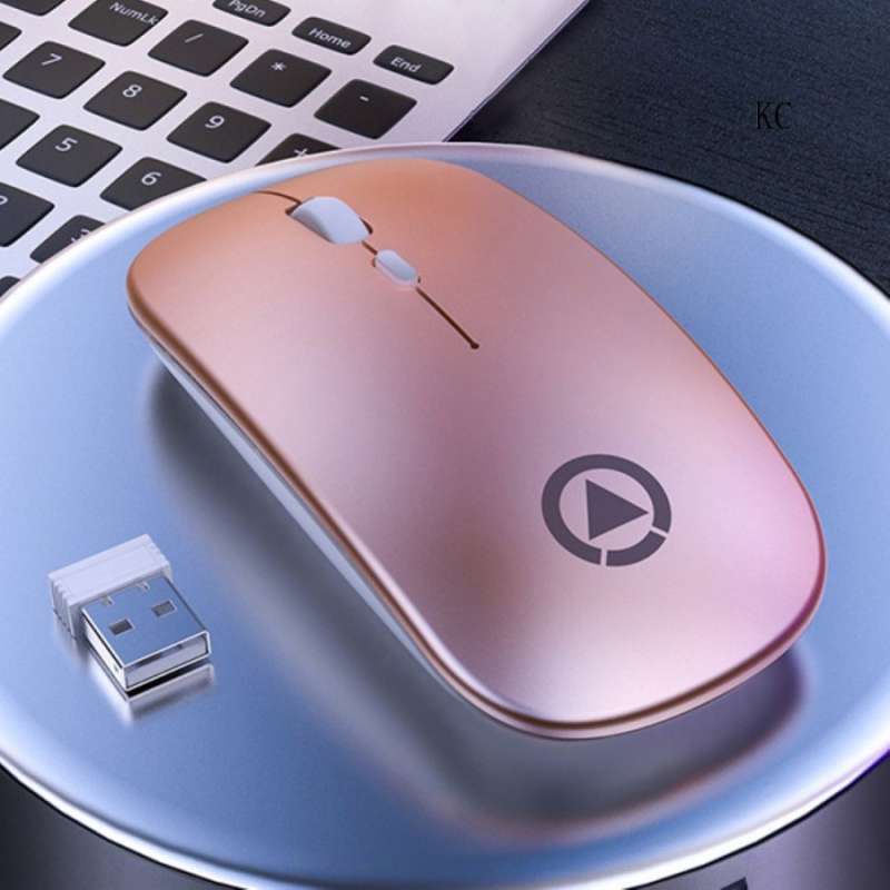 Wireless Silent Mouse LED Light Ultra Slim