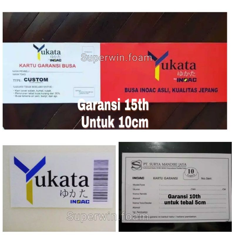RB Kasur Lipat Inoac Yukata D24 tebal 5-30cm ANTI KEMPES KASUR INOAC KASUR BUSA INOAC Superwin.Foam