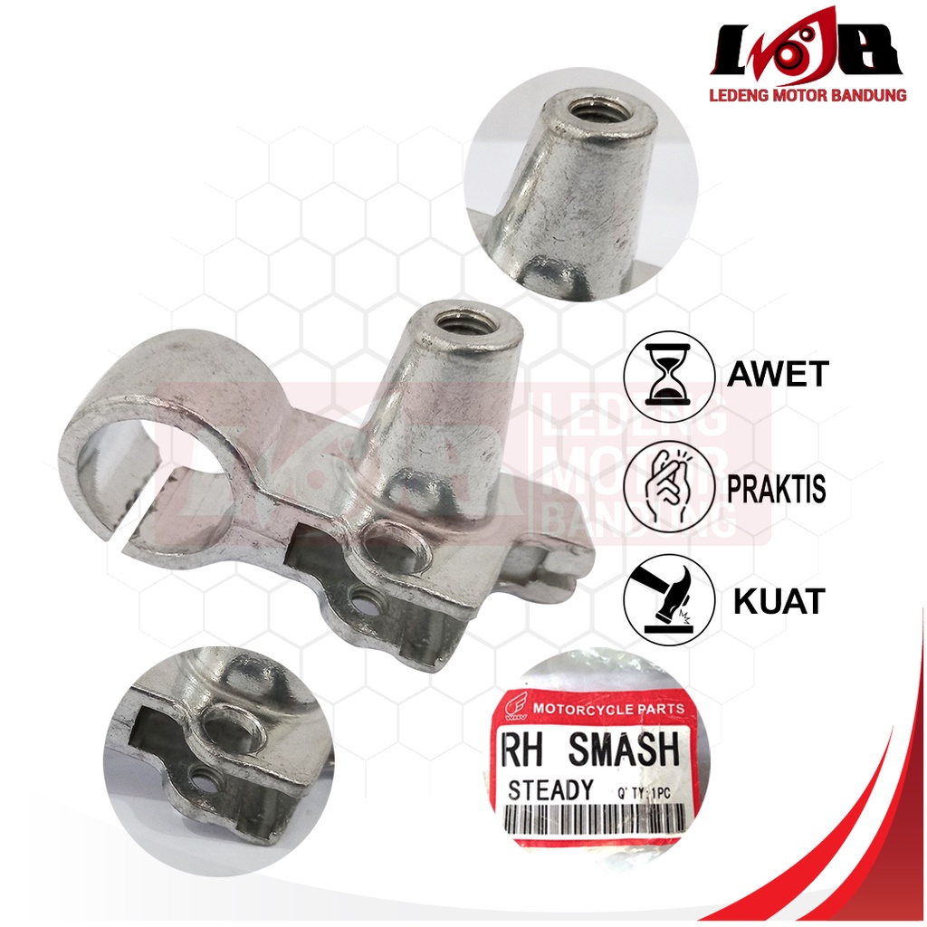 Dudukan Handel Rem Kanan Smash Tromol Bracket Handle Motor Bebek Suzuki