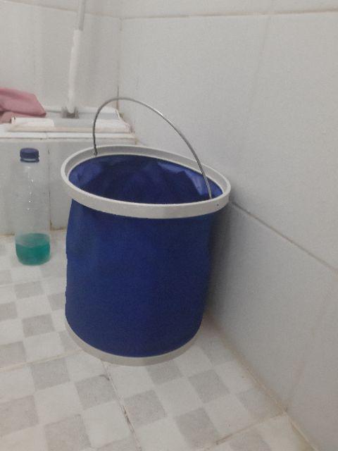 Ember Lipat/ Folding Bucket Fishing Waterproof Pail 11l - Blue