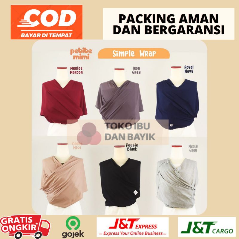 Gendongan Simple Wrap Geos Instan Petite Mimi