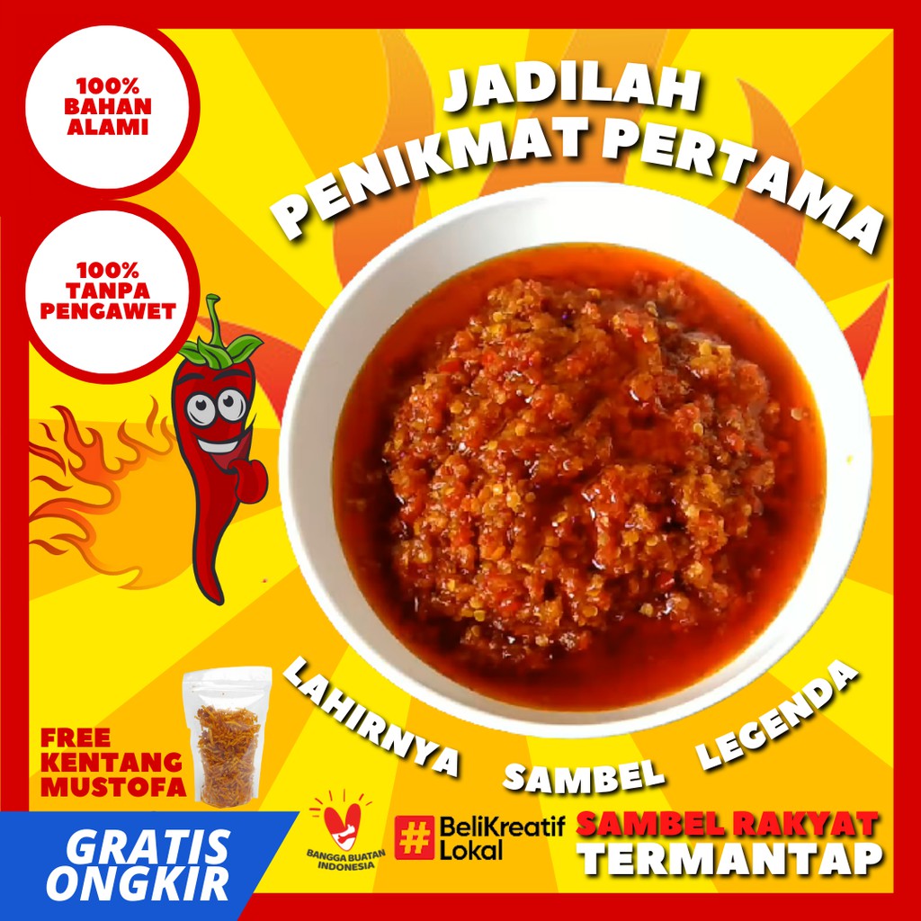 

Sambal Baby Cumi / Sambal Bawang Enak/Sambal Ayam Suir dengan rasa seperti sambal ibu rudy