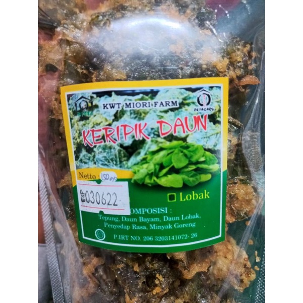 

Keripik Daun Lobak - Miori Farm