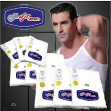 Singlet Pria Kaos Dalam Laki Laki Gt Man 302 B Slim Fit size 32 34 36 38 40 42 Dewasa Remaja Baju