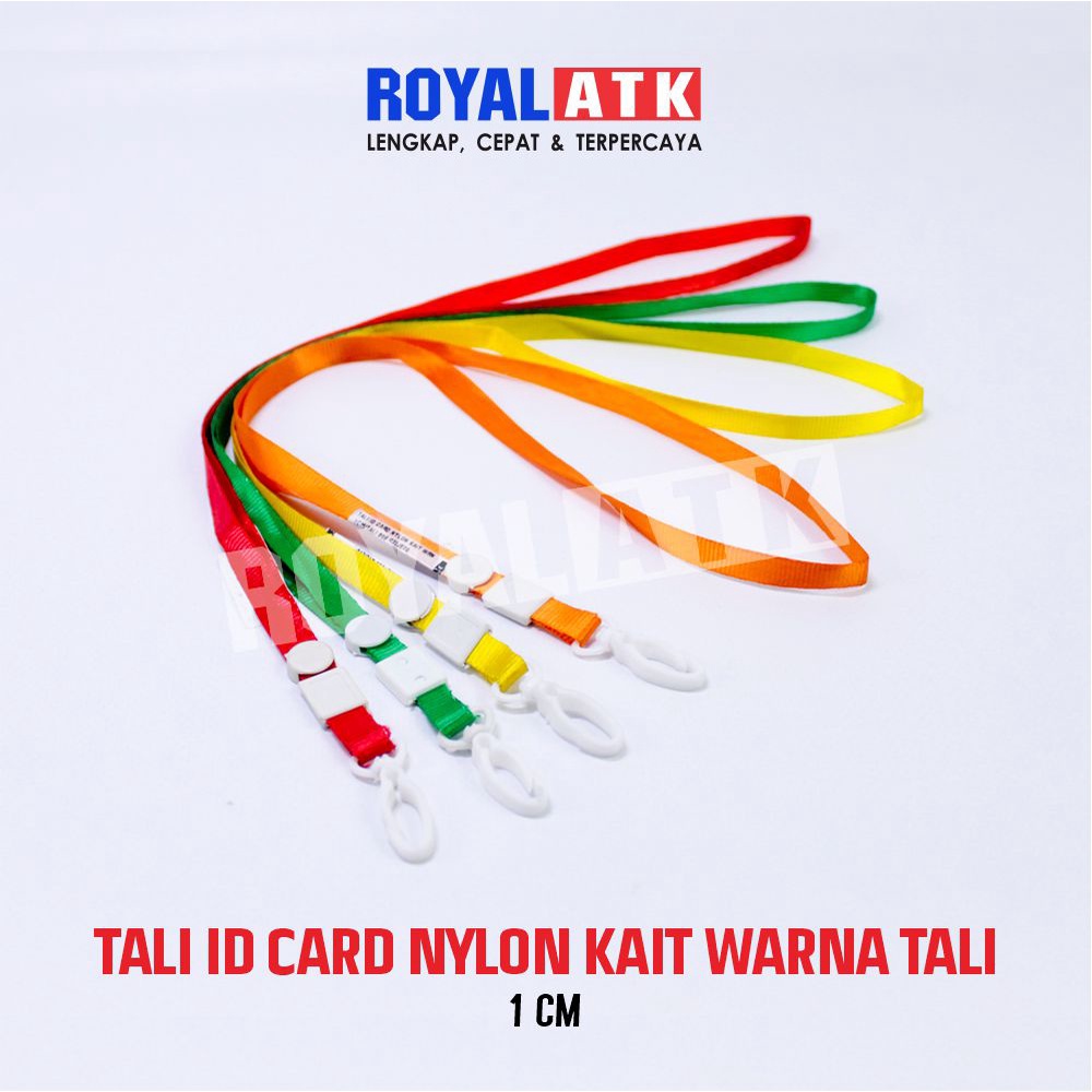 

Tali Id Card Nylon Kait Warna 1cm Tali 806 Ctl-E70