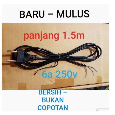 KABEL BUNTUNG Kabel AC cord 220v buntung cable colokan listrik ac cord 7 8 9 10 1.5 METER