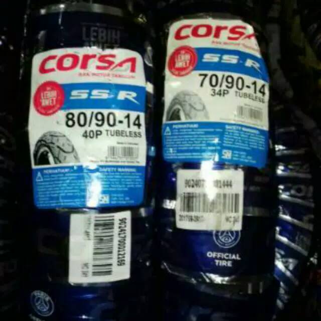 Paket ban motor matic corsa