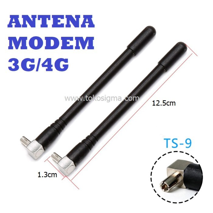 Antena Sinyal Signal Modem MiFi 3G 4G LTE Antenna External TS9 3dbi