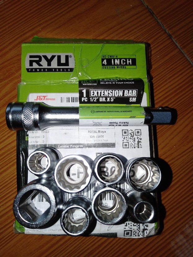 Mata Kunci Sok 1/2 Dr 12pt 10 Mm Tekiro / Mata Sock / Socket