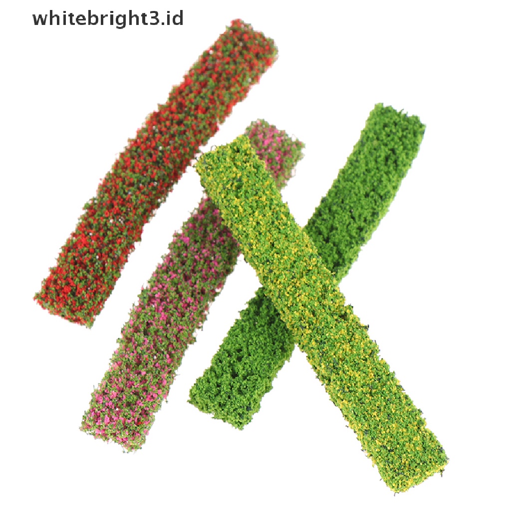 (whitebright3.id) 2pcs / Set Miniatur Pagar Rumput Hijau Untuk Dekorasi Taman Mini / DIY