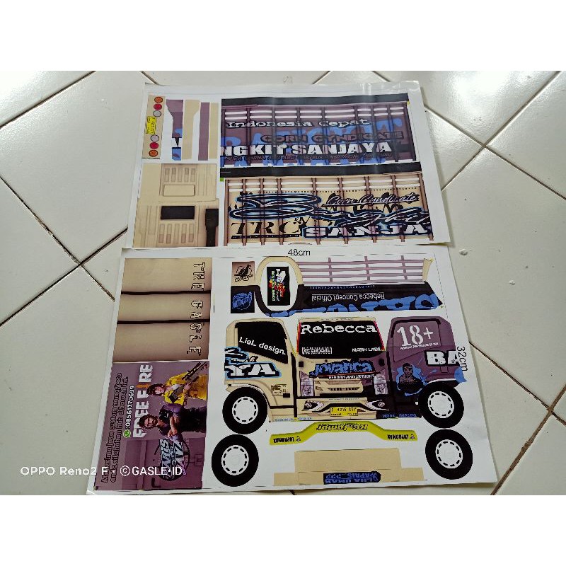 sticker pafercrap liveri mobilan truk oleng/jovanca
