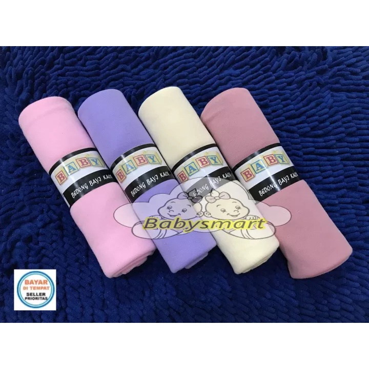 Babysmart - 4 Pcs Bedong Bayi Premium BABY RICHI MULTI / Selimut bayi / Alas tidur bayi / Bahan Halus