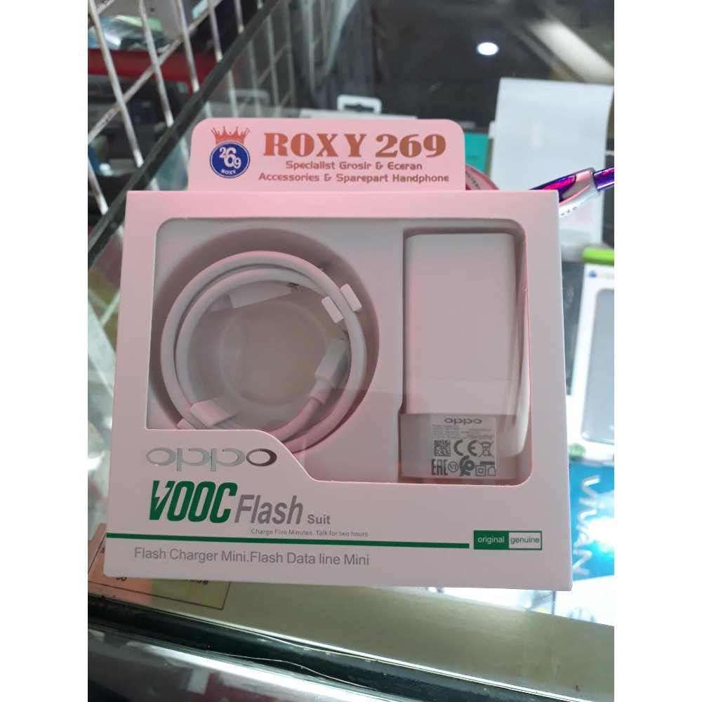 Carger Charger Hp OPPO VOOC REALME VOOC Fast Charging 4A 4 Amper Ampere ORI ORIGINAL Flash Charge