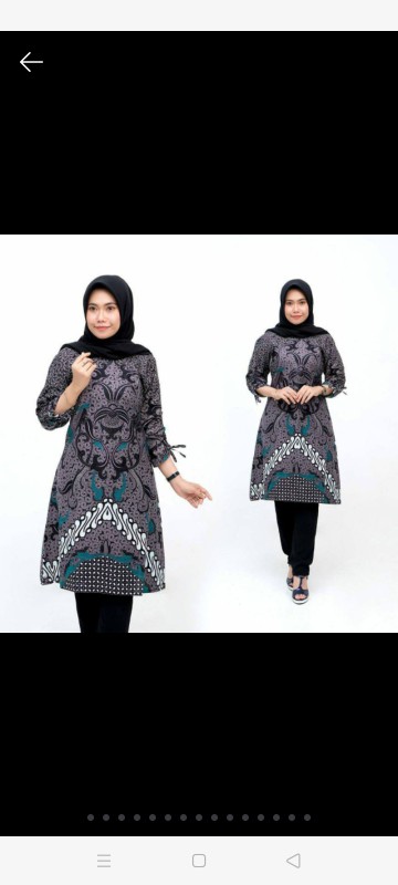 Batik Couple Kemeja Tunik Emhabatik New Arival Terseragamkan