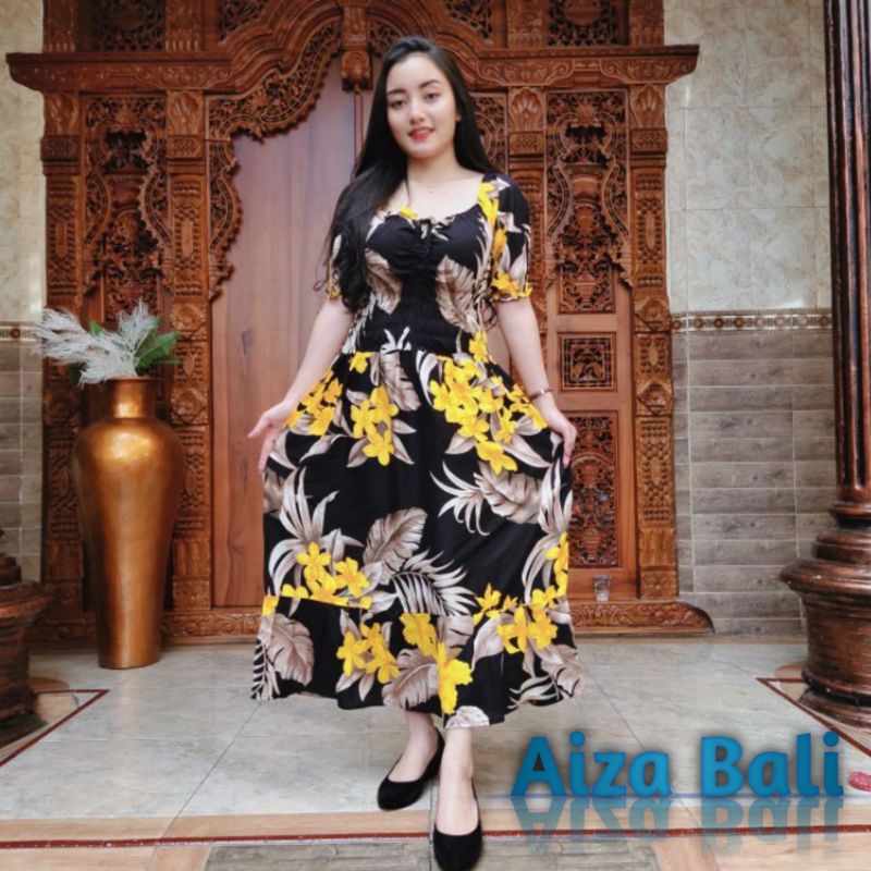Dress Daster Panjang Cassandra Motif Bunga Lily Lengan Pendek Rayon Super Premium Bali Terbaru Kekinian Pakaian Baju Dres Murah Wanita Cewek Perempuan Ibu Ibuk Hamil Dan Menyusui Termurah Grosir Casual XL Jumbo Lokal Santai Adem Busui Ori Maxi Midi Muslim