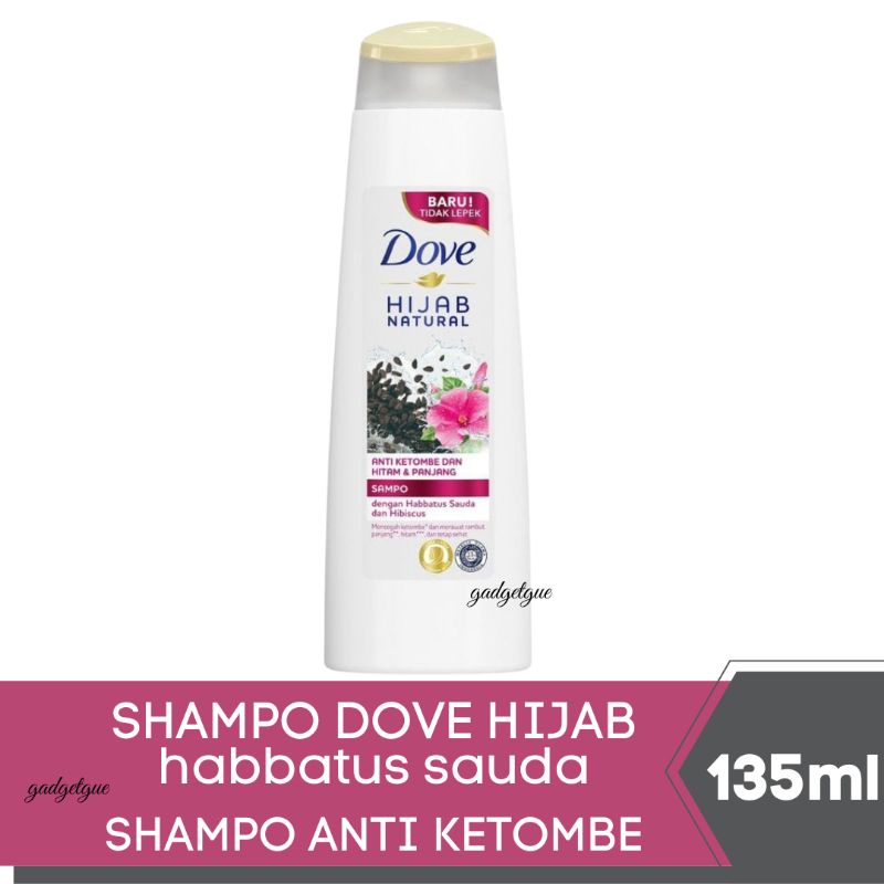 dove shampoo anti ketombe shampo dove habbatussauda hibiscus 135ML sampo dove shampo anti ketombe or