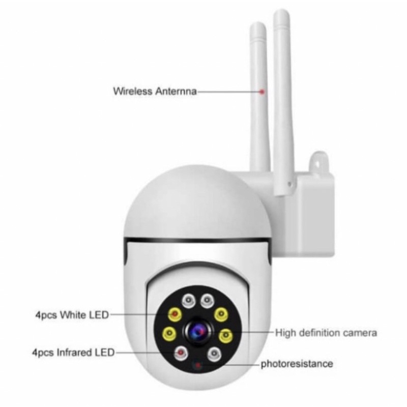 IP CAMERA CCTV OUTDOOR CCTV WIFI 360° PTZ PAN TILt 8MP 1080P REAL