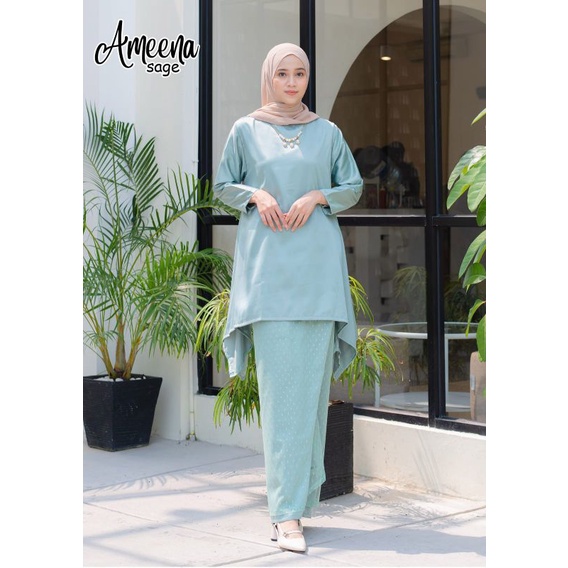 AMEENA set dress gaun wisuda gamis kondangan walimatul bridemaids