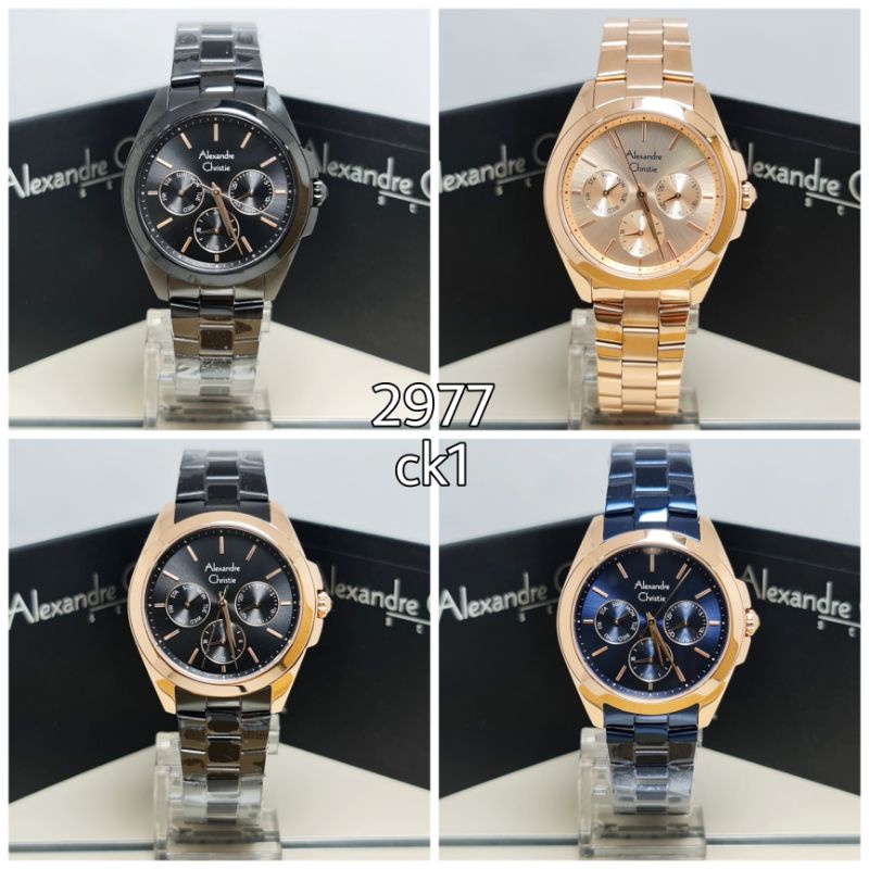 Jam tangan wanita Alexandre Christie AC2977BF 2977 ORIGINAL BERGARANSI RESMI