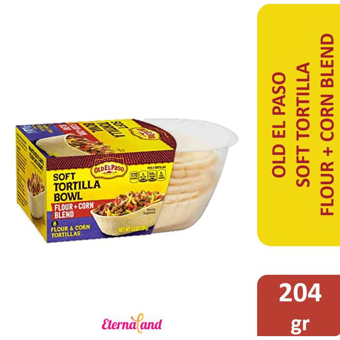 

OLD EL PASO SOFT TORTILLA BOWL - OEP TORTILLA IMPOR - FLOUR+CORNBLEND
