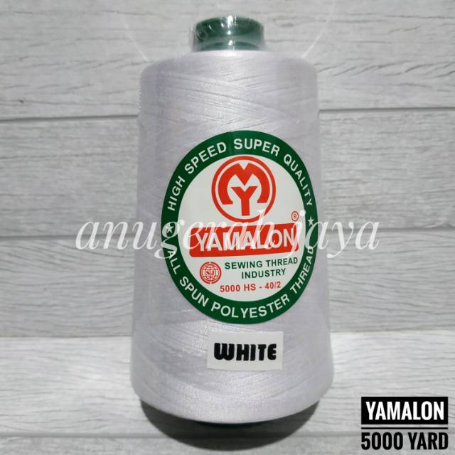 Benang Jahit Yamalon 5.000 yard Putih