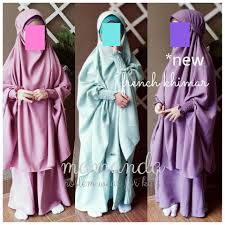 Gamis Anak Mamanda - French Khimar anak/gamis cadar anak