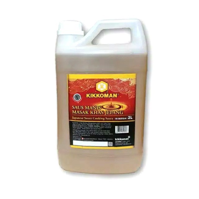 

Kikkoman Mirin Halal 2 Liter | Kikkoman Sweet Seasoning Sauce | Saus Manis Masak Khas Jepang