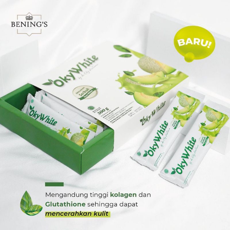 BENING OKY WHITE MELON by Dokter Oky Bening Clinic / Collagen Drink / Melon Kolagen / Minuman Kolage