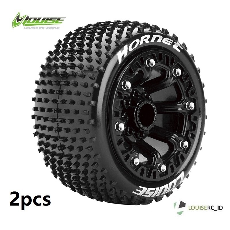 Louise ST-Hornet 2.2" 1/16 Truck Tire Traxxas Revo Summit 1/10 Ban Rc MJX Xinlehong 9125 LC racing m