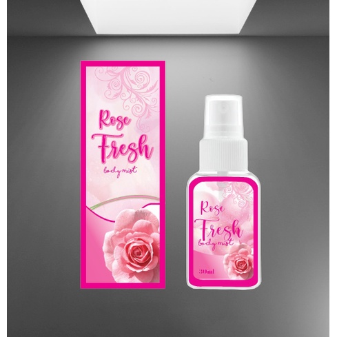 Kanzo - Parfum Body Mist Rose Fresh 30ml Premium / Parfum Rose Fresh 30ml Best Seller / Parfum Wanita Wangi Tahan Lama