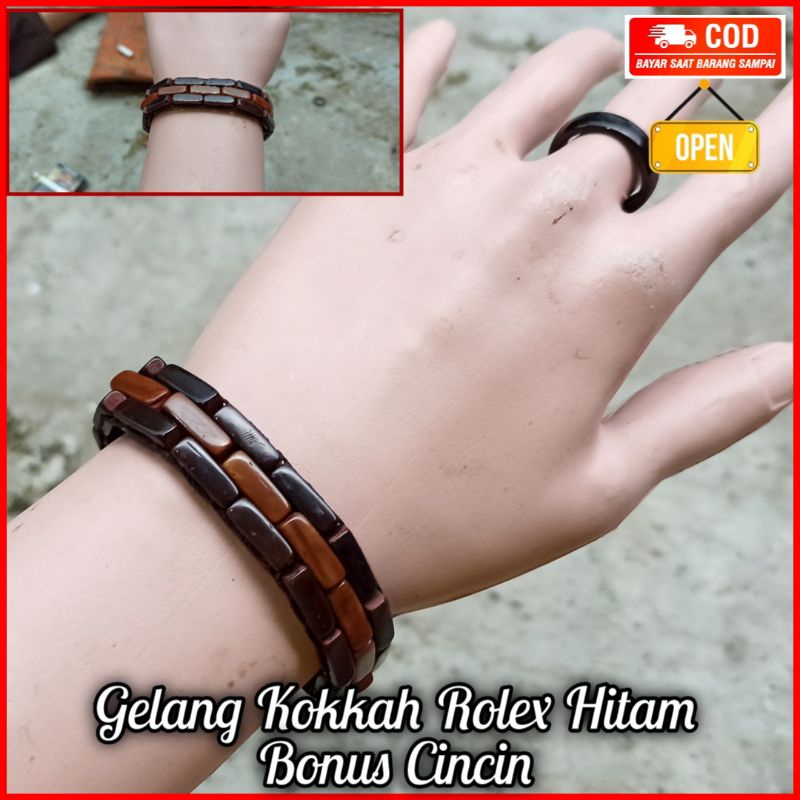 GELANG KOKKA ARLOJI FREE CINCIN GELANG TERAPI GELANG KOKAH KAOKAH KAUKAH