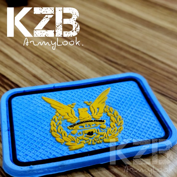 Emblem Karet TNI AU-Patch Rubber Velcro SWA BHUWANA PAKSA