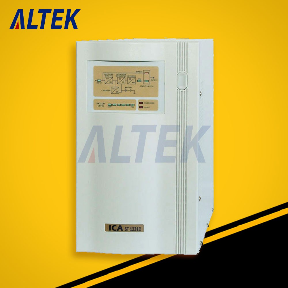 UPS ICA ST 1231C 2400 VA / 1200 W ONLINE SINEWAVE Baru Bagus Berkualitas