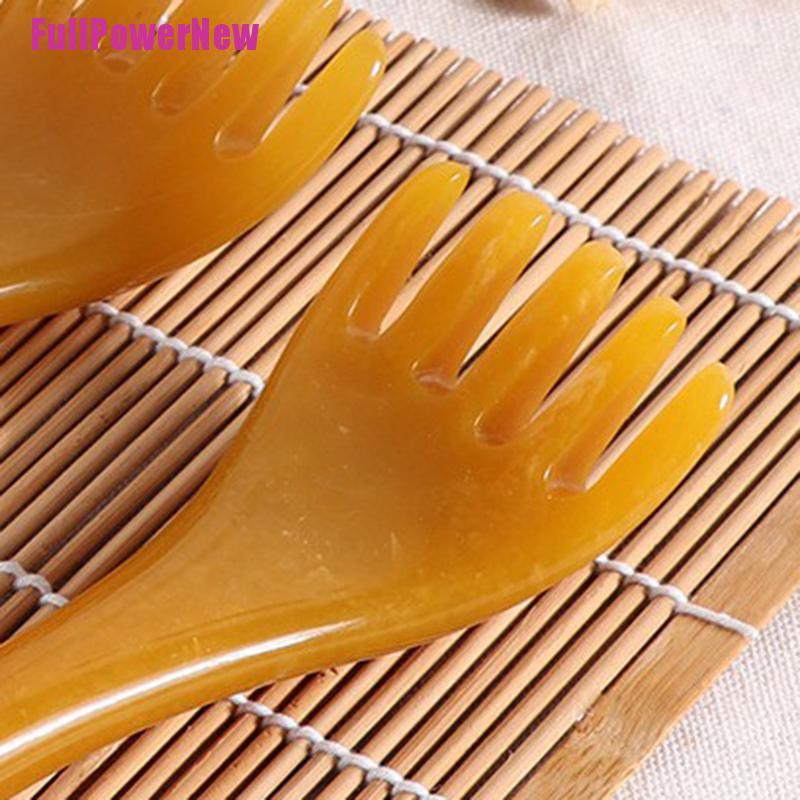 (Full) 1pc Sisir Gua Sha Bahan Resin Untuk Pijat Kulit Kepala