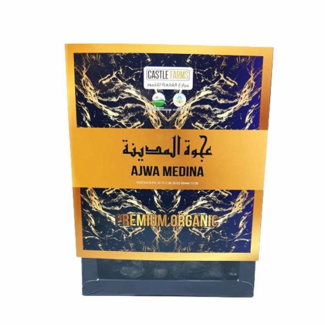 

Kurma Ajwa Sunnah Premium Jumbo Organic Castle Farm 1Kg Lembut Legit Lull4Ss2D_