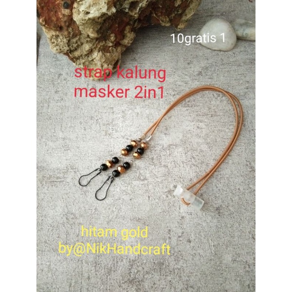 Konektor Masker 2 in 1/ Strap Masker 2 in 1/ Strap masker hijab/Konektor Masker/Strap Masker