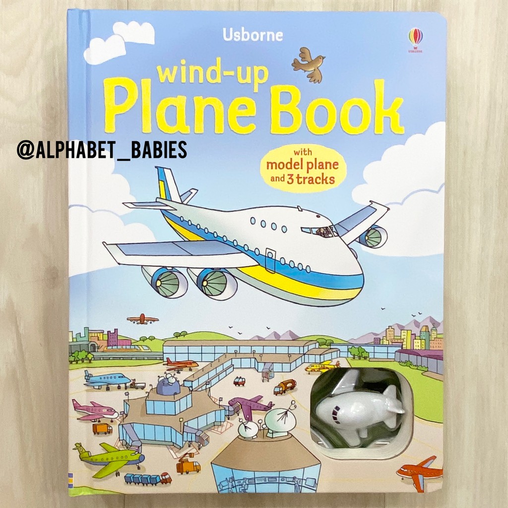 Usborne Wind-Up Plane Book (With Model Plane and 3 Tracks)