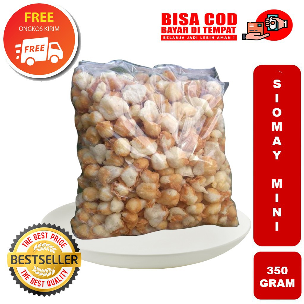 SIOMAY KERING MINI BASO ACI &amp; SEBLAK BANDUNG 500gram / Topping Seblak Murah / Toping Mie