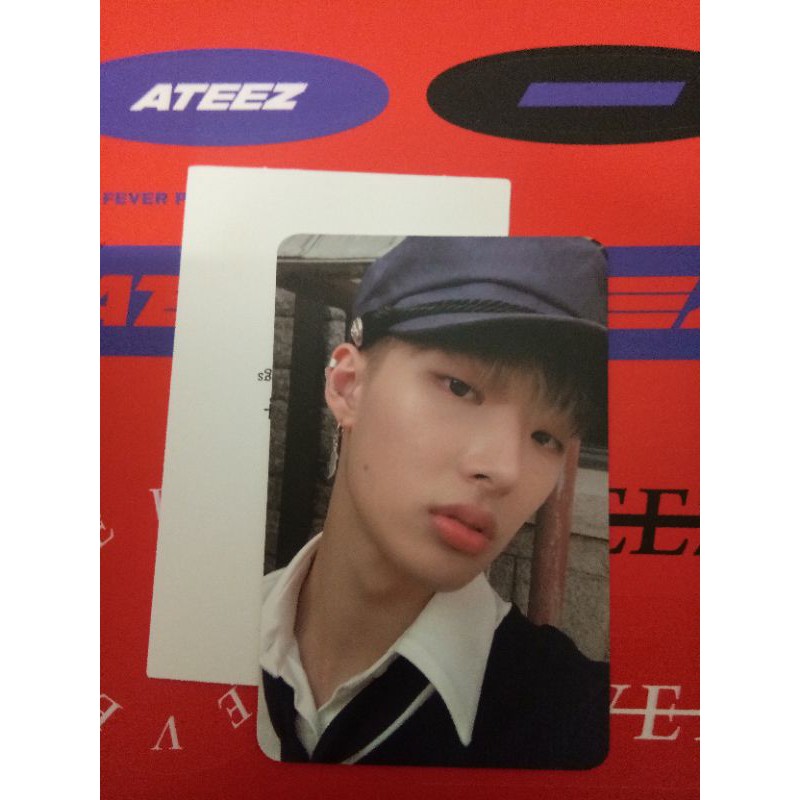 PHOTOCARD AR ATEEZ MINGI JONGHO WANDERINGS FEVER PT. 1