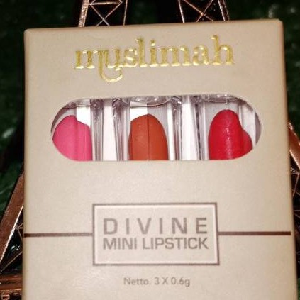 DIVINE MINI LIPSTICK MUSLIMAH ORIGINAL SOPHIE PARIS