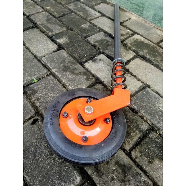 roda gletrek gerobak roda troli