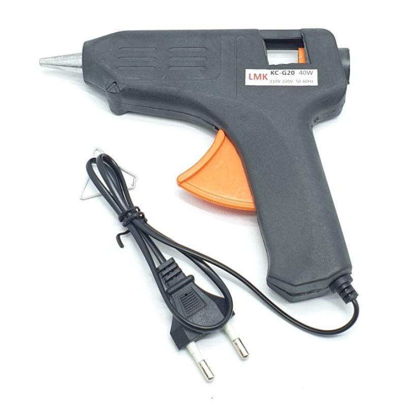 

LMK GG40W ALAT LEM TEMBAK 40W (Lem Bakar 11mm) / GLUE GUN 40W LMK / LEM BAKAR LILIN CAIR