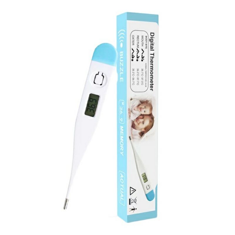 ~ PIYOSHI08 ~ Thermometer Digital Pengukur Suhu Badan Tubuh Bayi Baby Anak Anak AK11