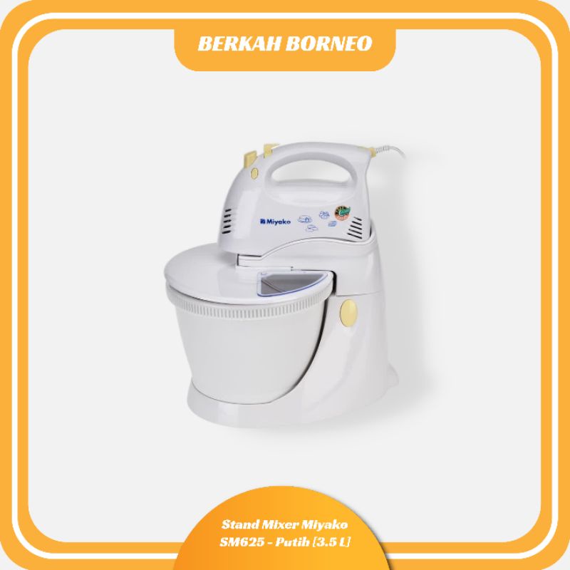 Stand Mixer Miyako SM625 - Putih [3.5 L]