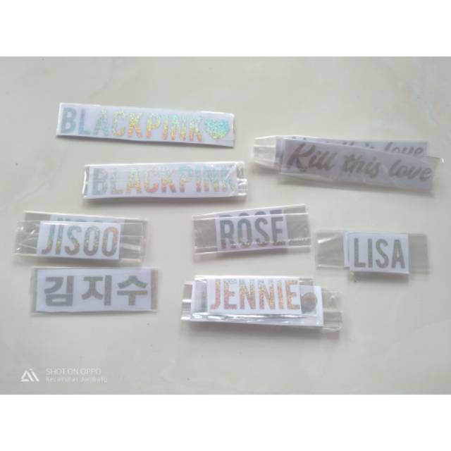 

Stiker hologram BLACKPINK