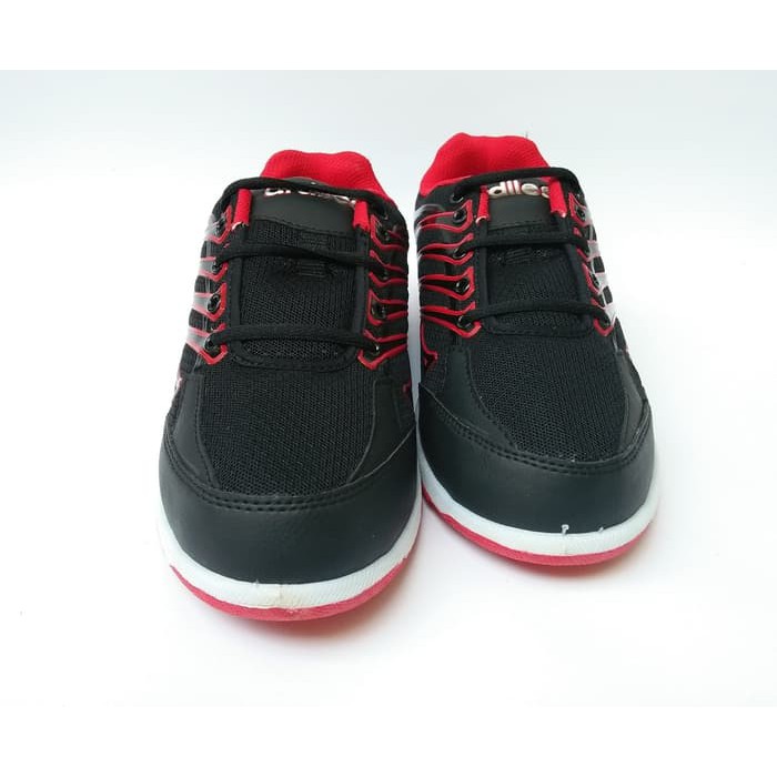 Terlaris Sepatu Sekolah Anak Hitam Merah Original Ardiles Denjaka SD 35 38 Termurah