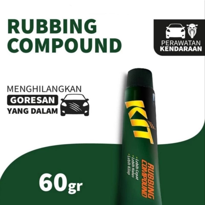 KIT RUBBING COMPOUND 60GR Penghilang Baret Mobil Motor