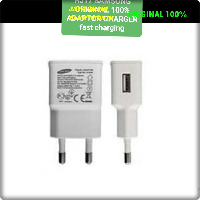 J24 ORIGINAL SAMSUNG KEPALA BATOK 2A 10W ADAPTOR FAST CHARGING FLASH CASAN TRAVEL CHARGER batok cas casan super fast charging travel charger flash charge quick qualcomm adapter adaptive handphone androit quallcomm universal multi BISA UNTUK SEGALA JENIS