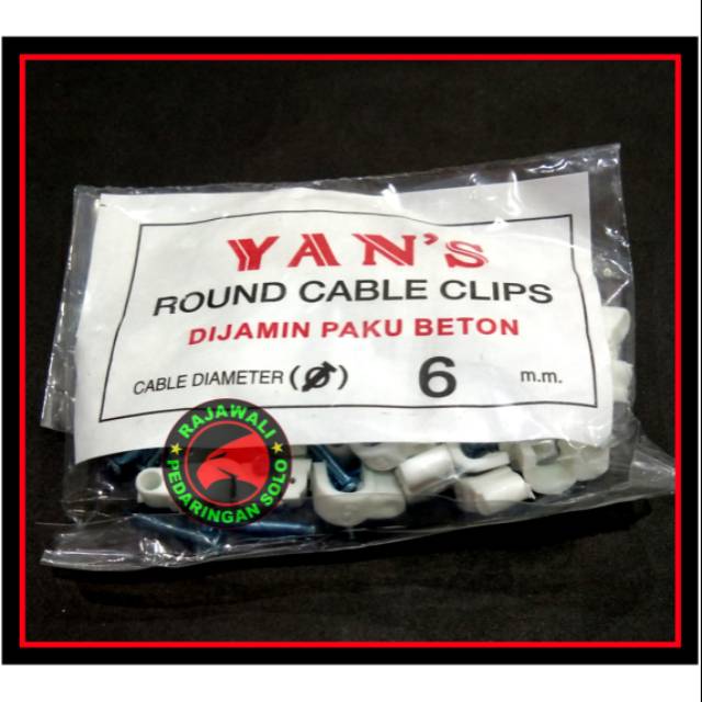 KLEM KABEL KECIL 6mm - PAKU BETON
