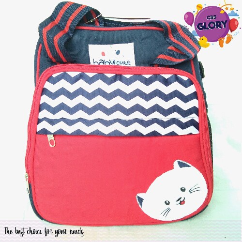 Baby Cute Tas Bayi Kecil/Medium Saku Bordir Animal Series/Diaper Bag